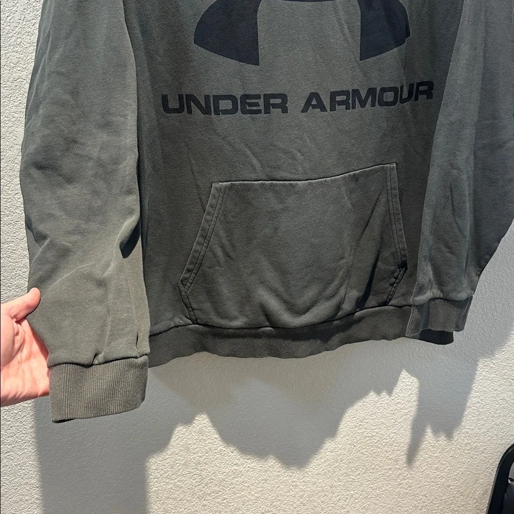 Under Armour Men's Crewneck Hoodie in Olive Size XL